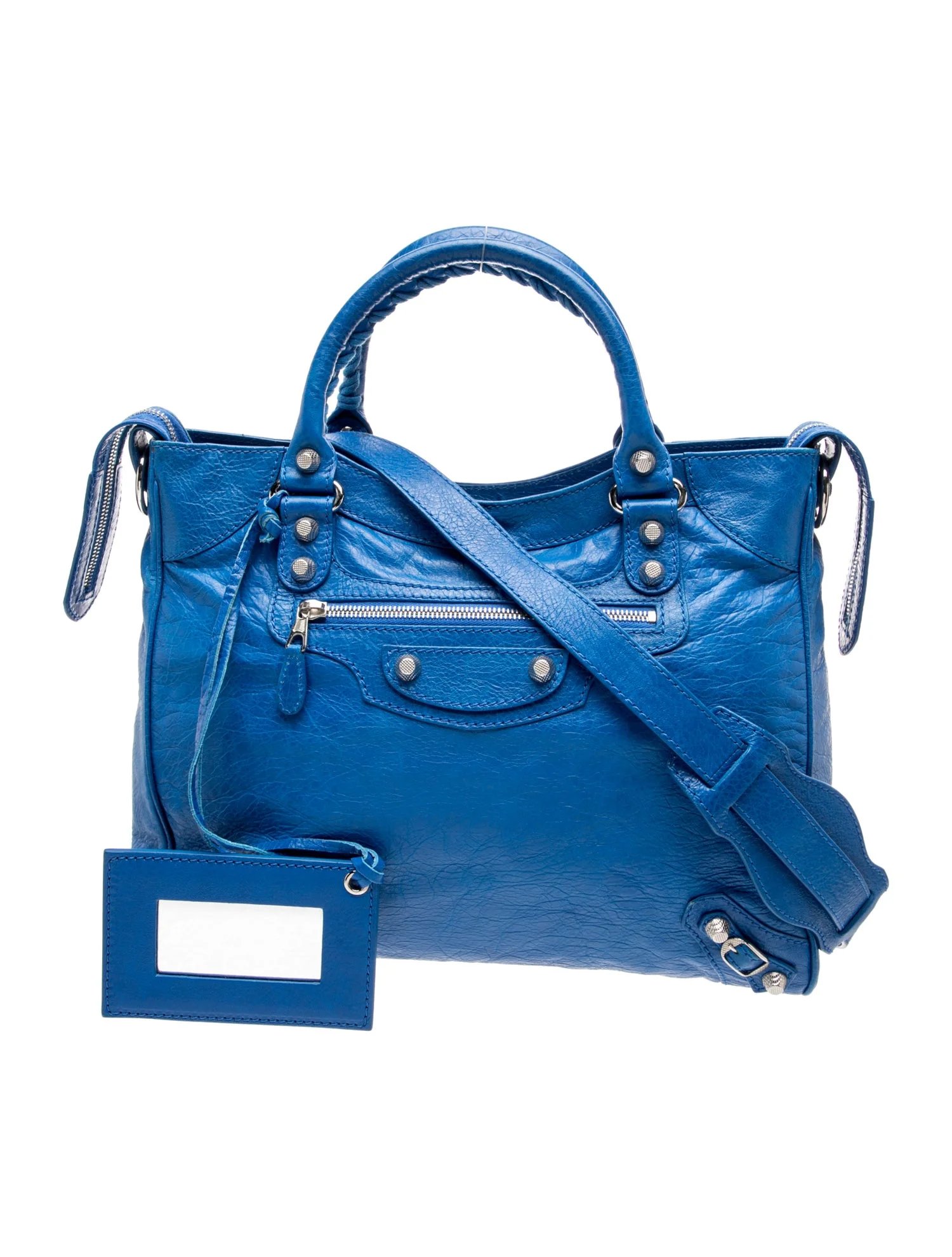 Leather Top Handle Bag