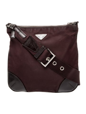 Enameled Metal Triangle Crossbody Bag