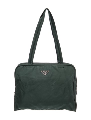 Enameled Metal Triangle Top Handle Bag Vintage