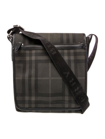 Smoked Check Messenger Bag