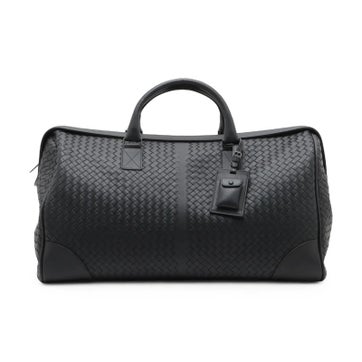 Lambskin Intrecciato Boston Bag