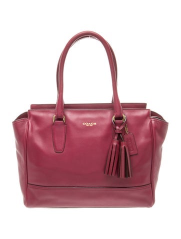 Leather Top Handle Bag