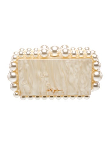 Faux Pearl Clutch