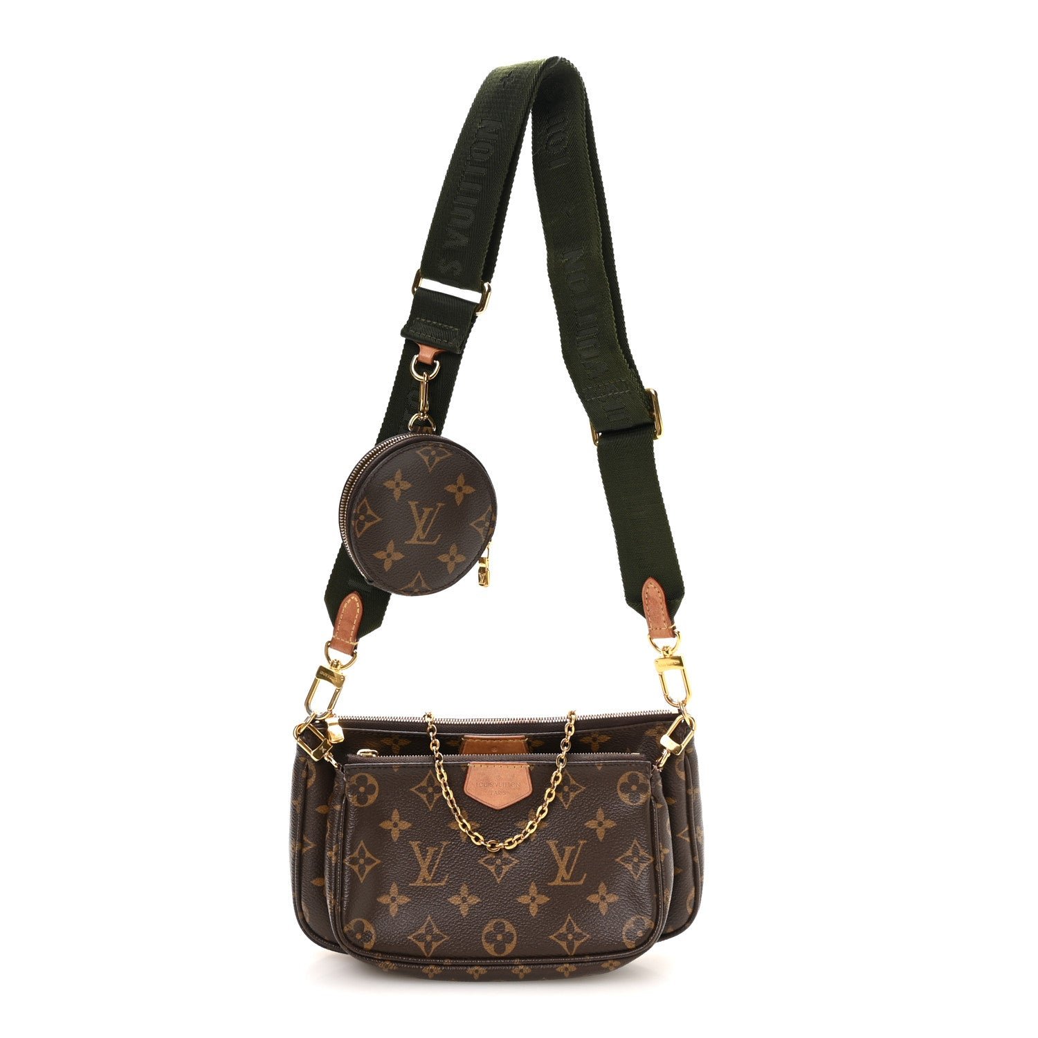 Louis Vuitton Monogram Multi Pochette Accessories Kaki
