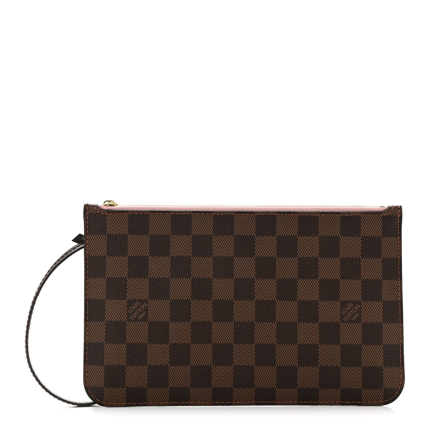 Louis Vuitton Damier Ebene Neverfull MM GM Pochette Rose Ballerine