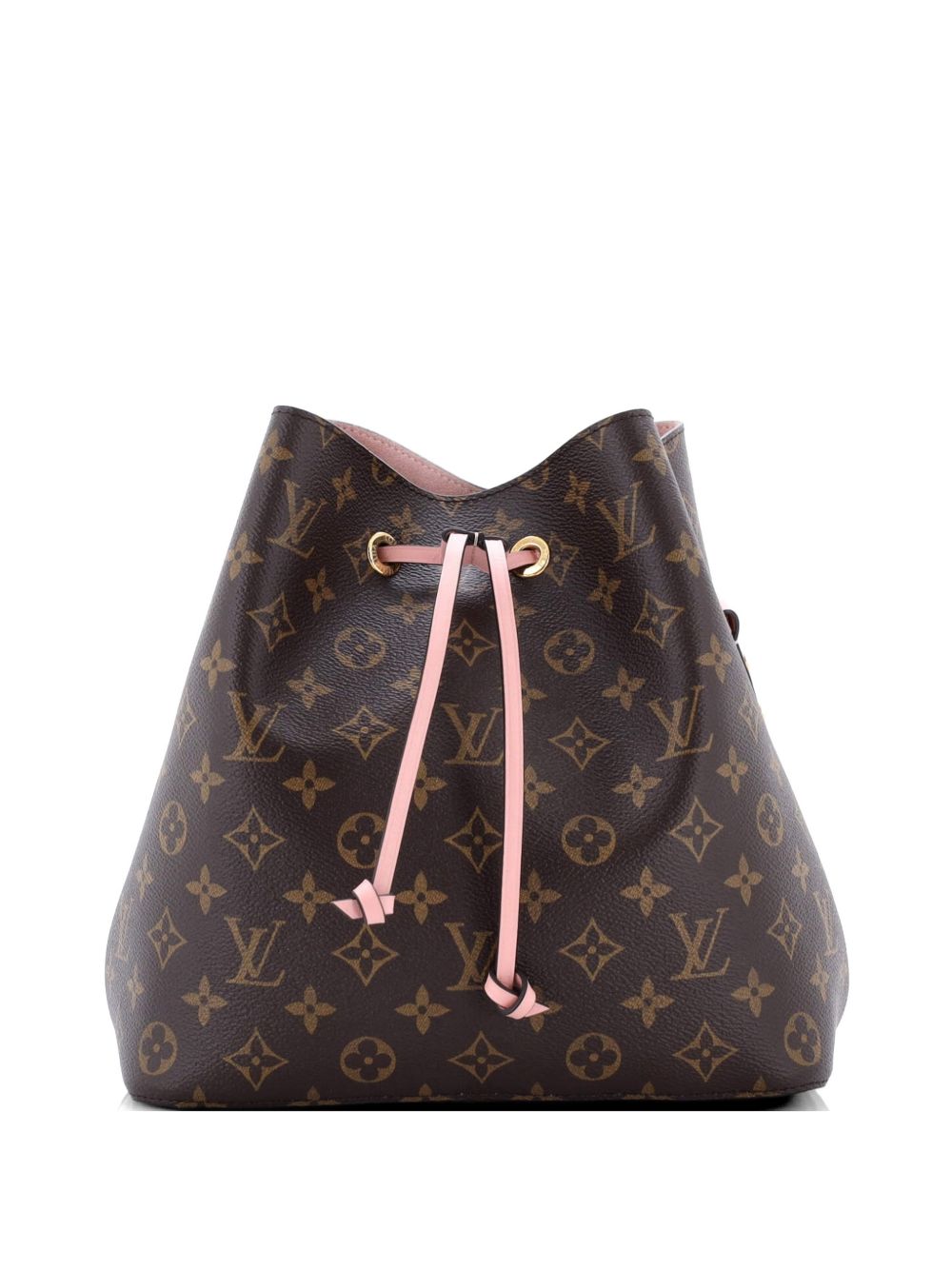 Louis Vuitton NeoNoe Handbag Monogram Canvas with Leather MM bucket bag