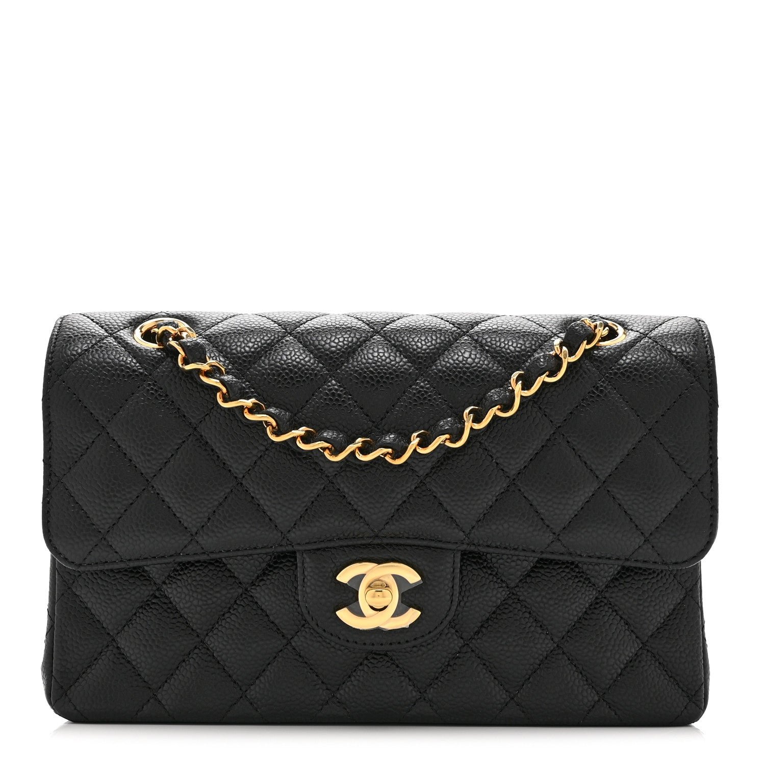 Chanel Caviar Quilted Small Double Flap Black
