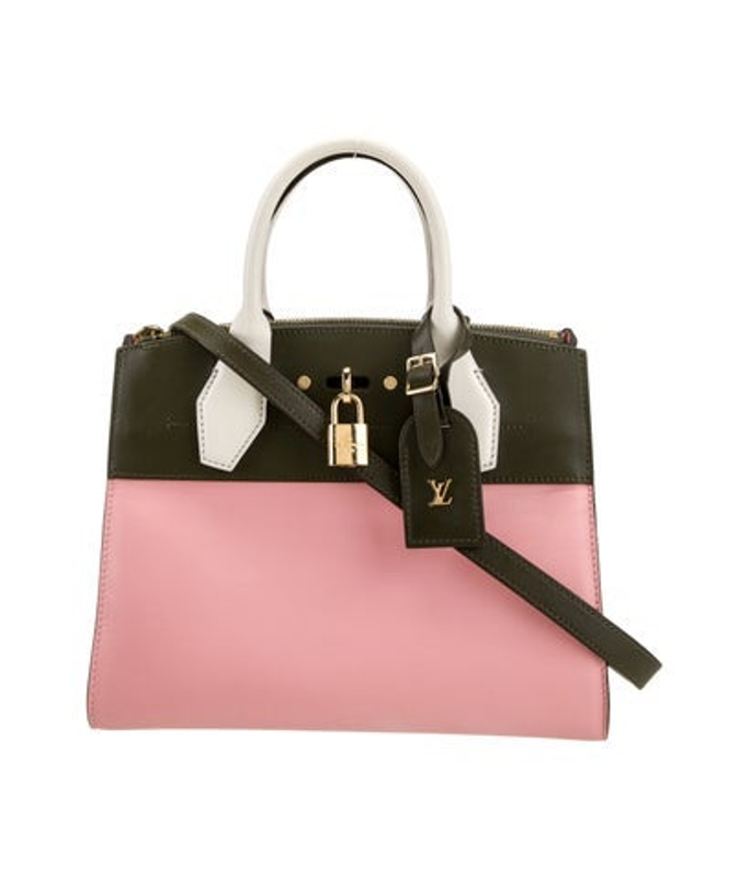 Louis Vuitton Vuitton Leather City Steamer Pm