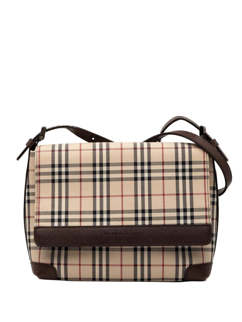 Burberry 2000-2017 House Check Canvas Flap crossbody bag