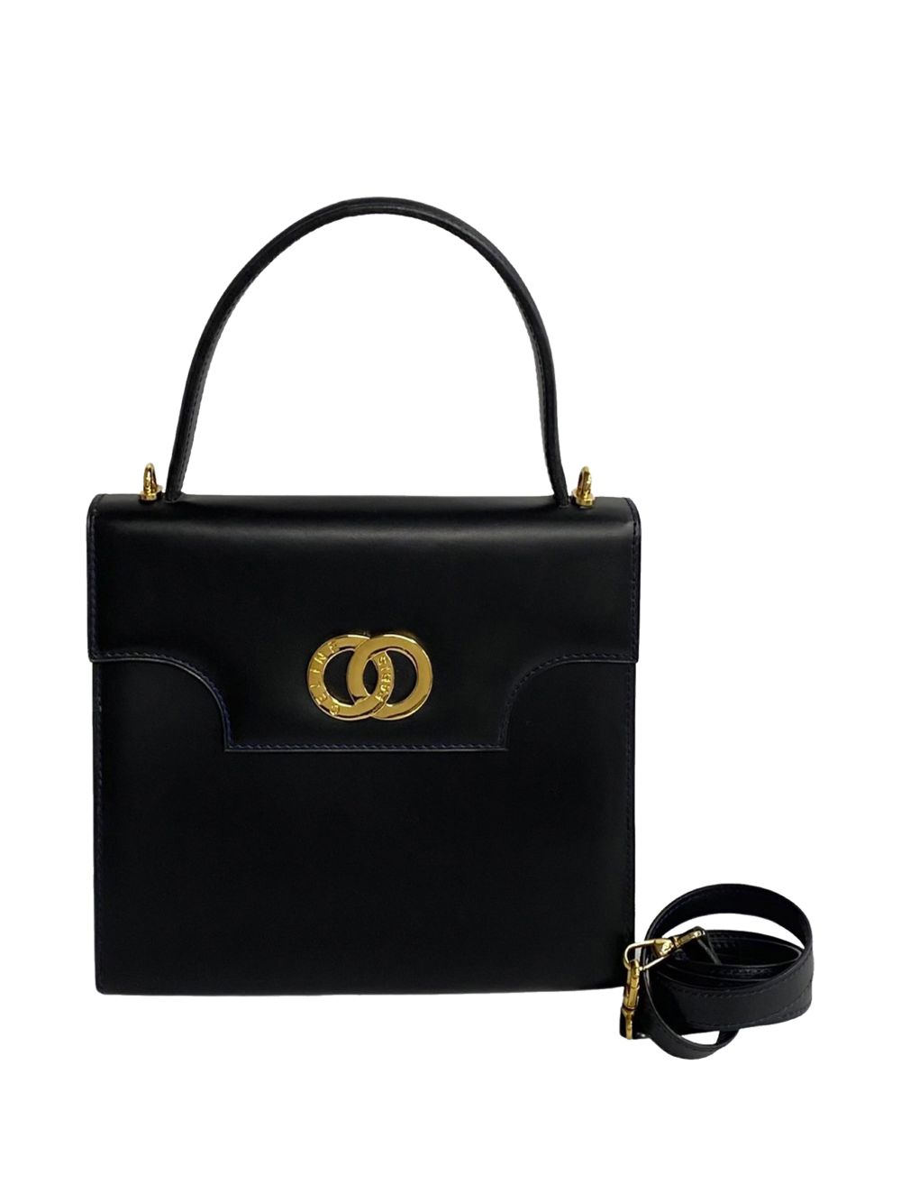 Celine 20th Century Leather Top Handle Bag satchel