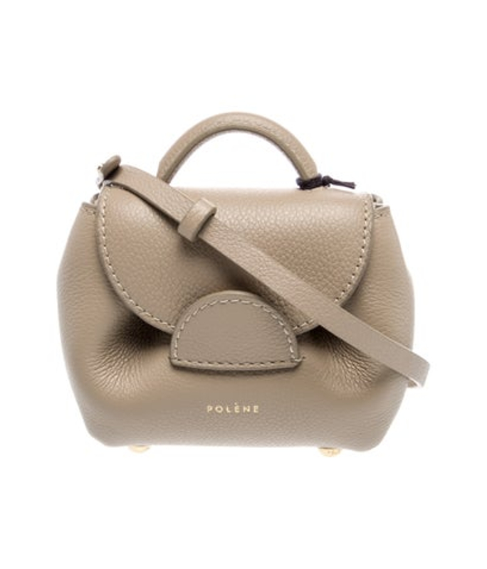 Polene Leather Crossbody Bag