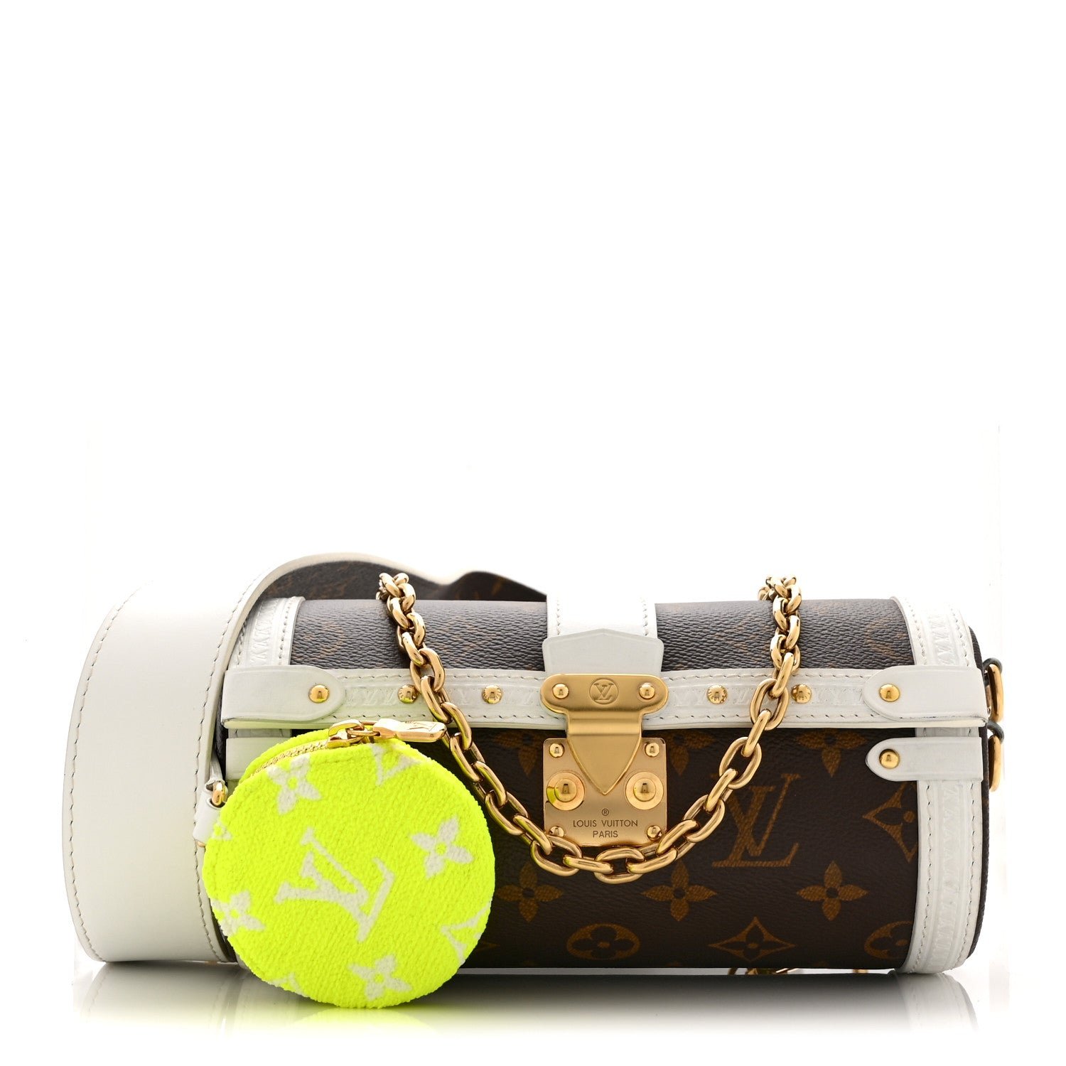 Louis Vuitton Monogram LV Match Papillon Trunk White