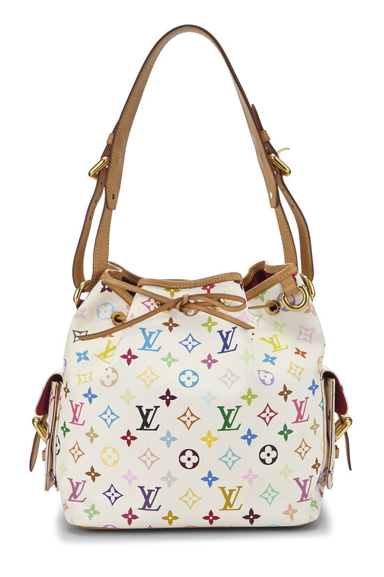 Louis Vuitton Takashi Murakami x Louis Vuitton White Monogram Multicolore Noé