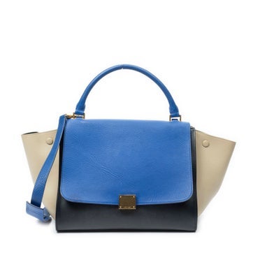 Leather Medium Tricolor Trapeze
