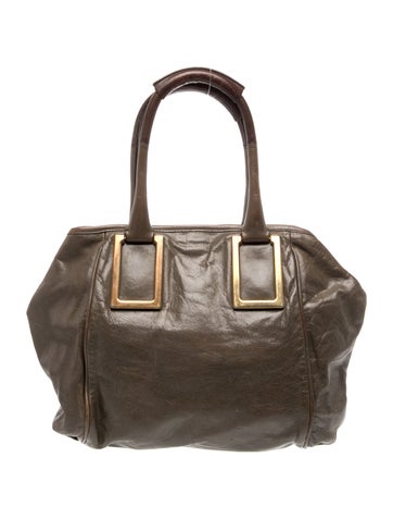 Leather Top Handle Bag