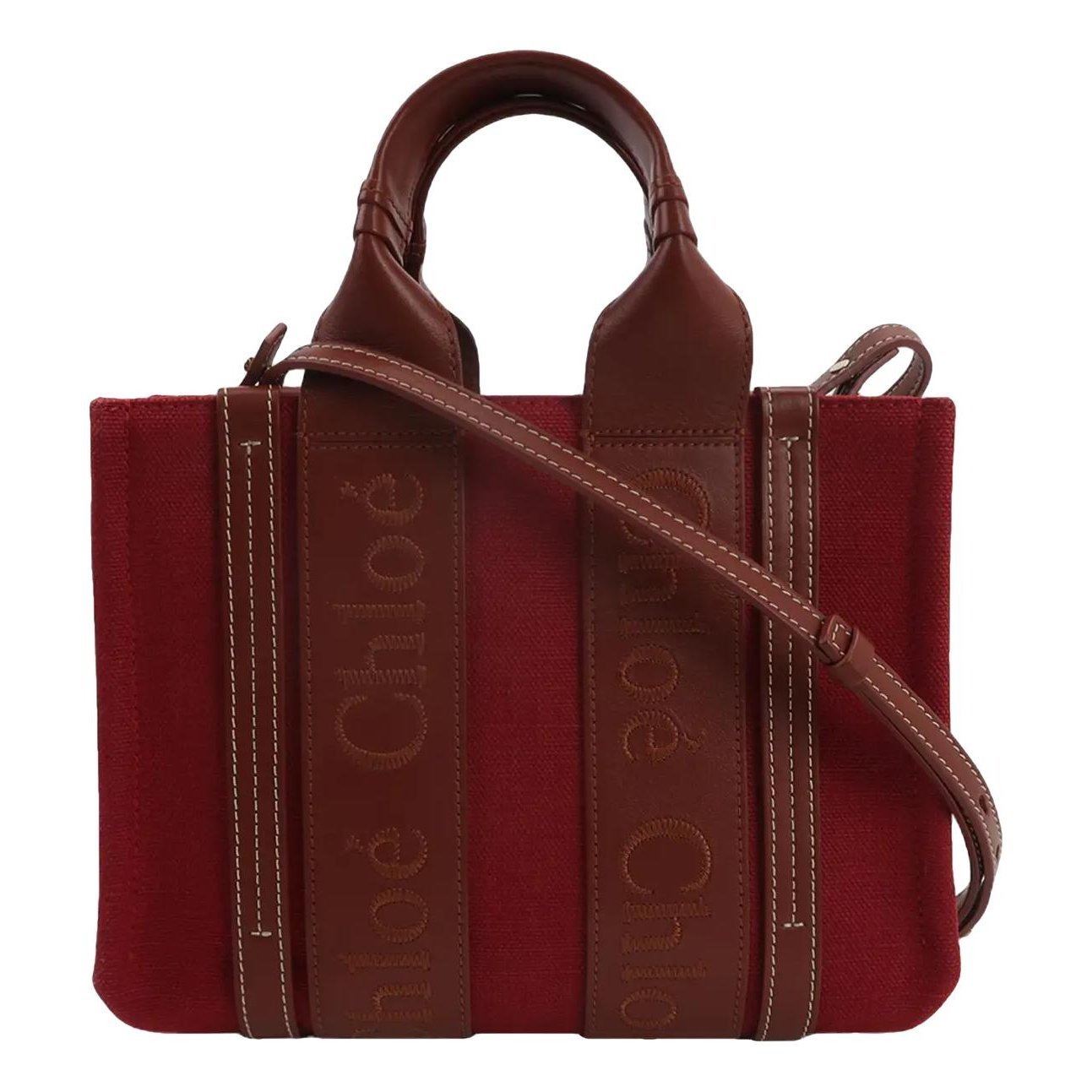 Chloe Woody cloth tote