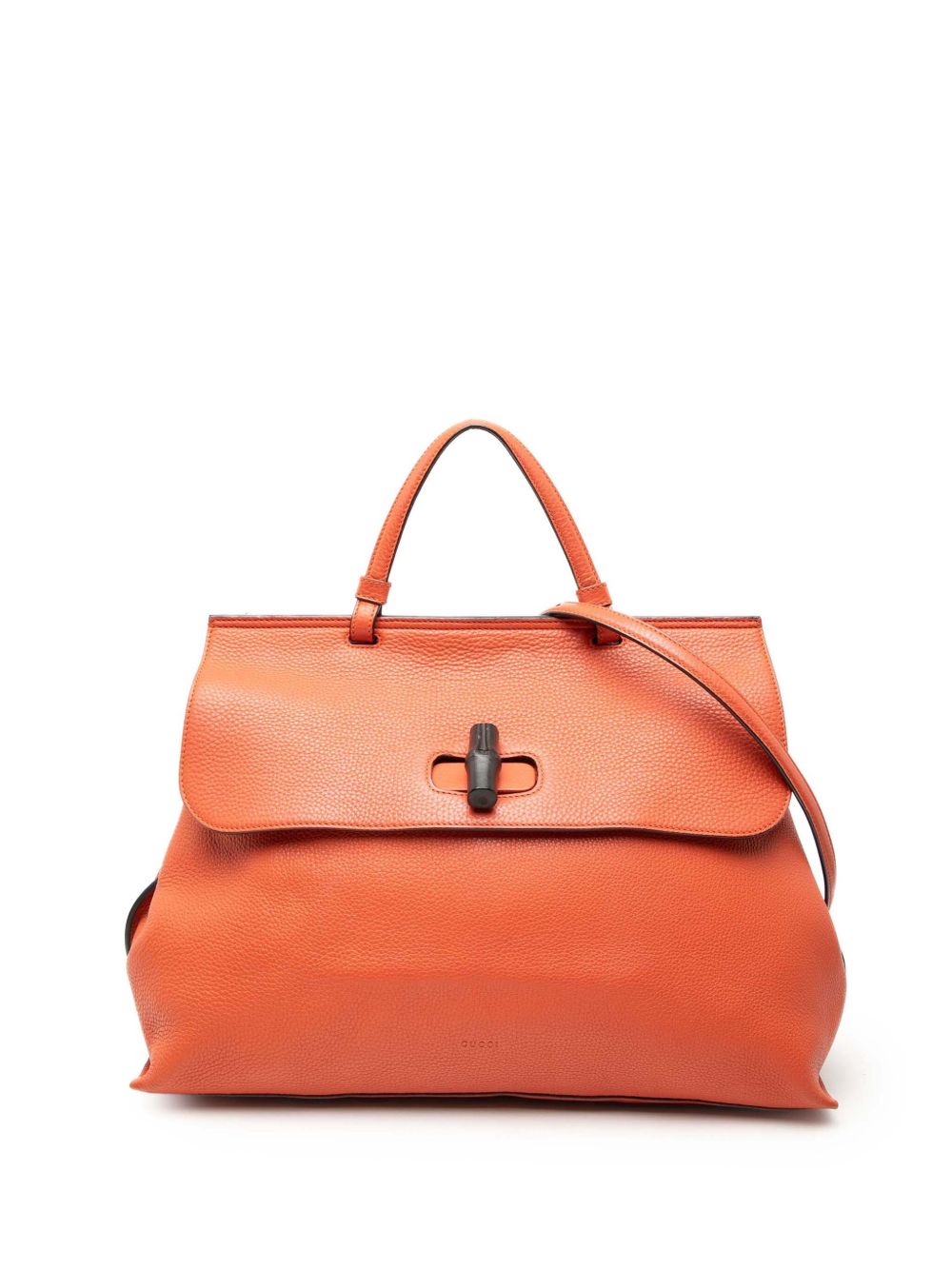 2000-2015 Large Leather Bamboo Daily satchel