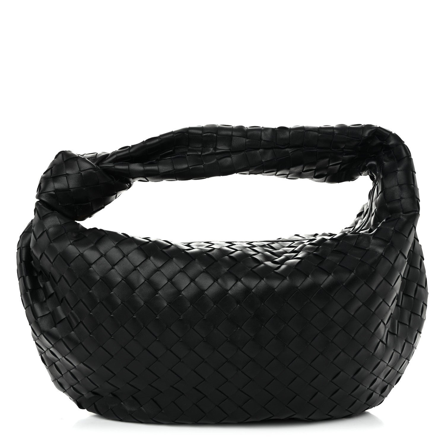 Bottega Veneta Bottega Veneta Nappa Intrecciato Small Jodie Hobo Black