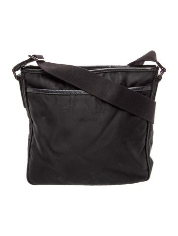 Tessuto Nylon Messenger Bag