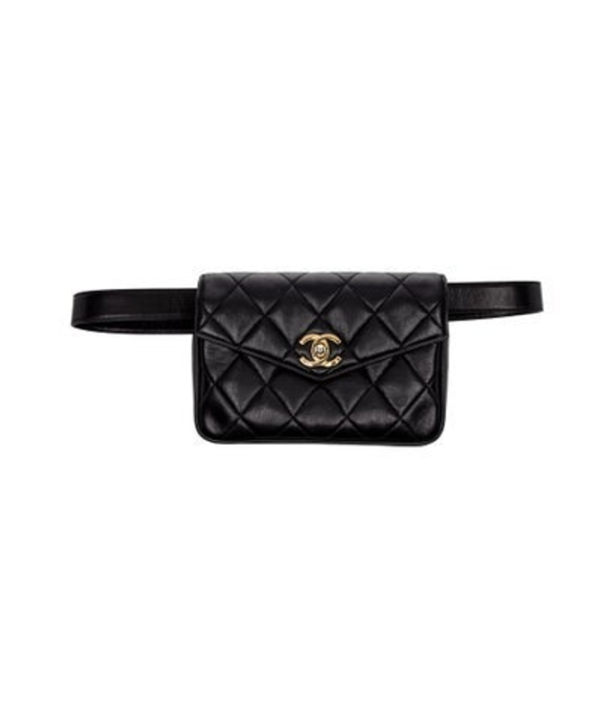 Chanel Quilted Envelope Belt Bag