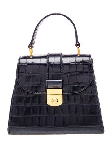 Leather Top Handle Bag