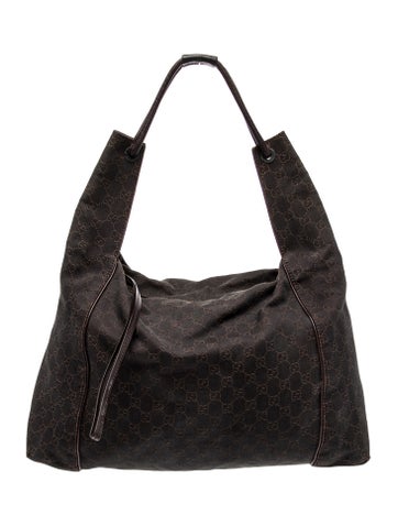 GG Denim Hobo