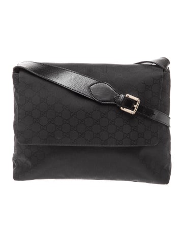 GG Nylon Messenger Bag