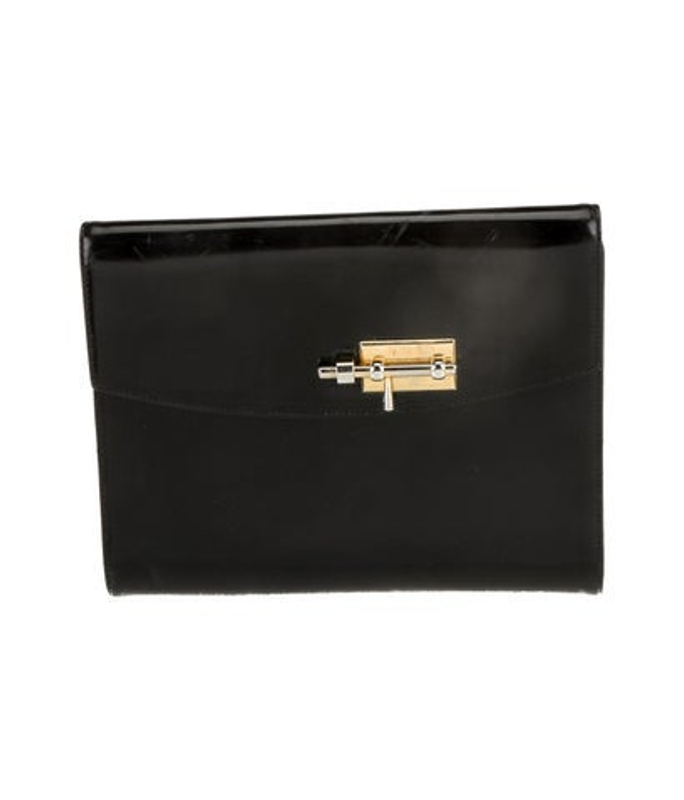 Moschino Patent Leather Clutch