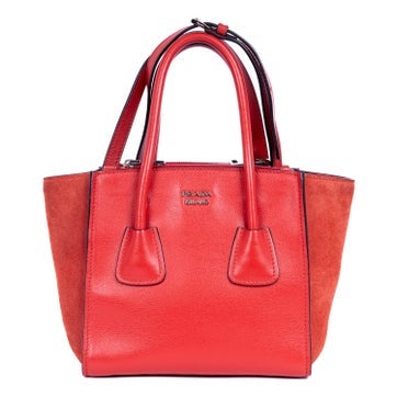 Leather Top Handle Tote