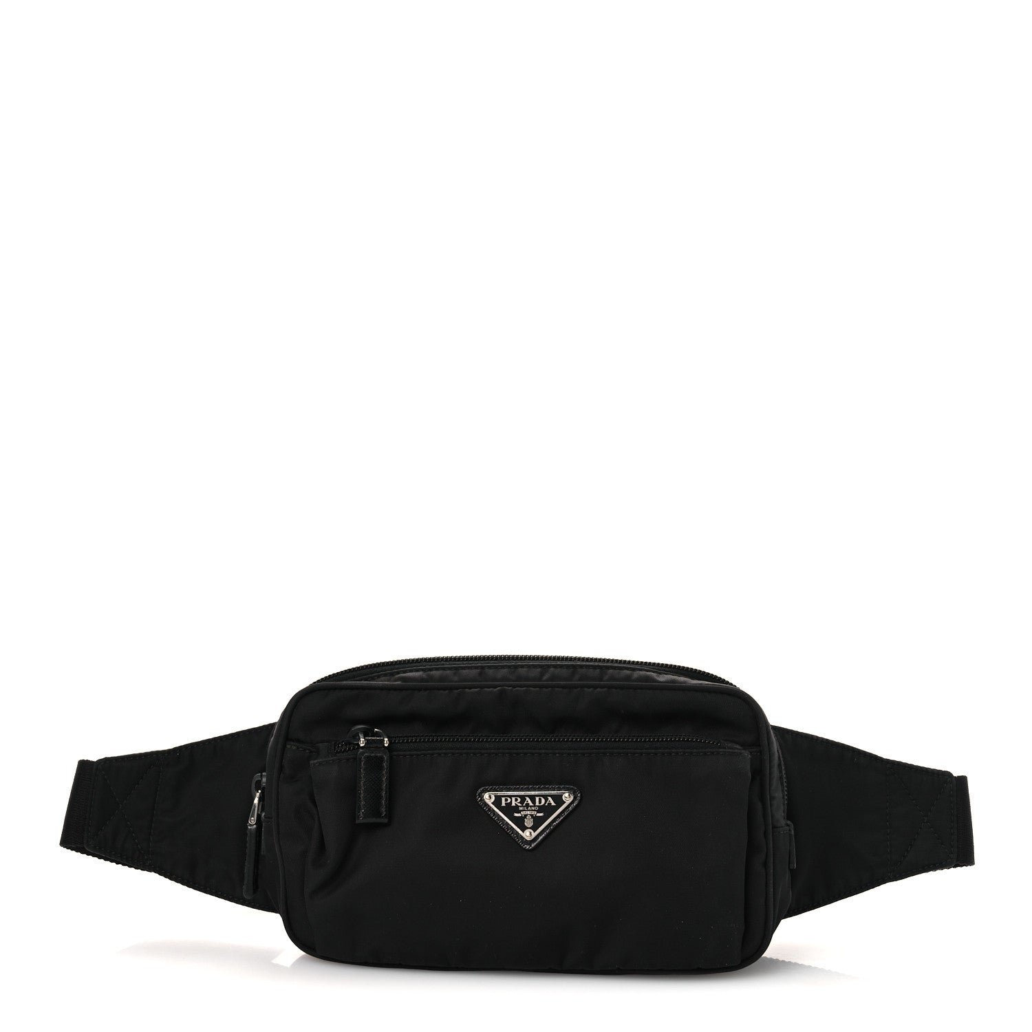 Prada Re-Nylon Saffiano Belt Bag Black