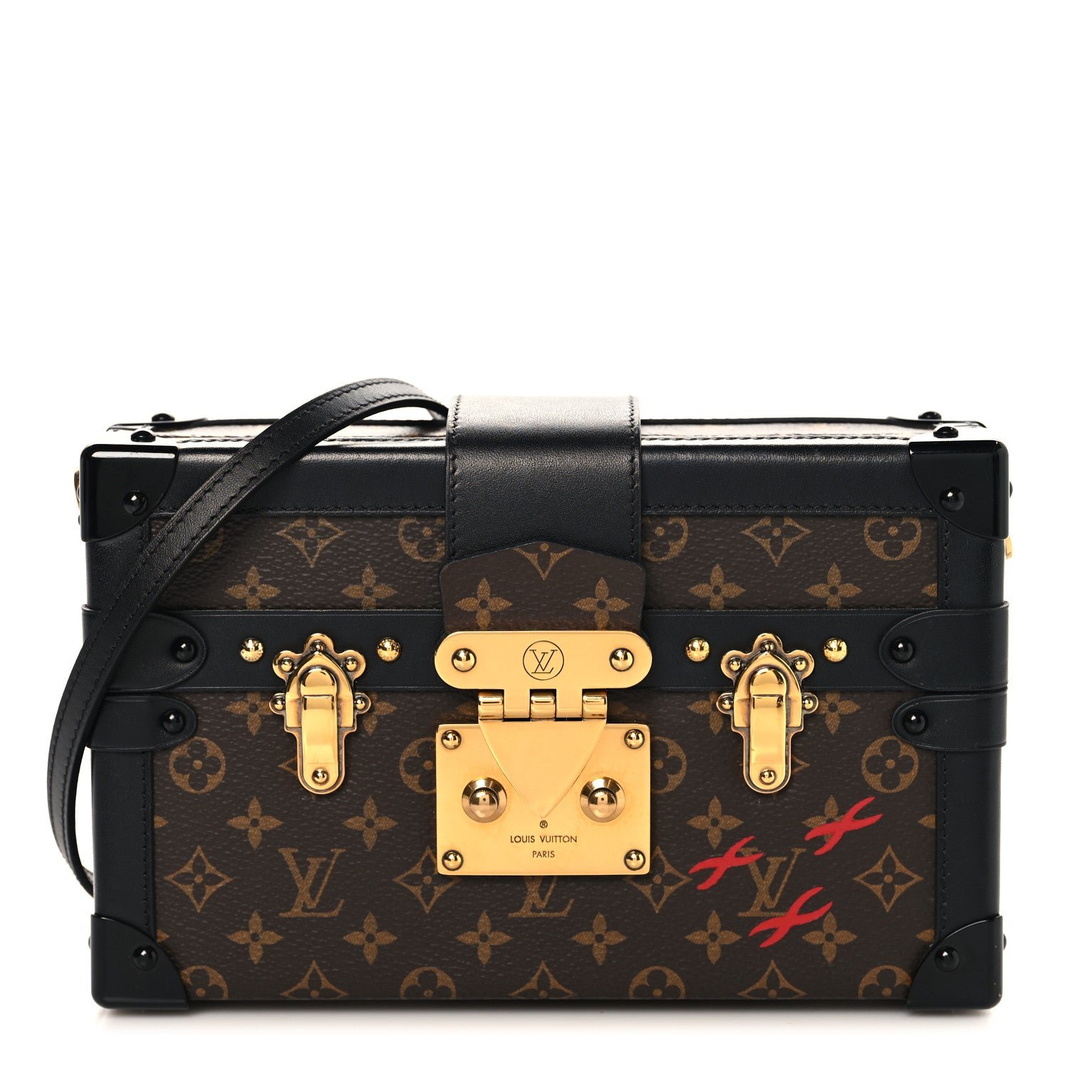 Louis Vuitton Monogram Petite Malle Black