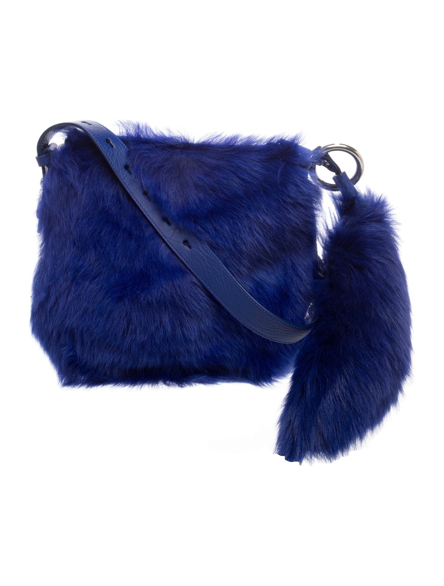 Burberry Faux Fur Shoulder Bag