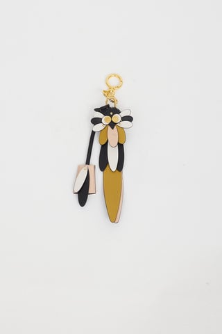 Gold & Black Keychain
