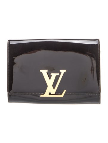 Vernis Patent Leather Louise Clutch