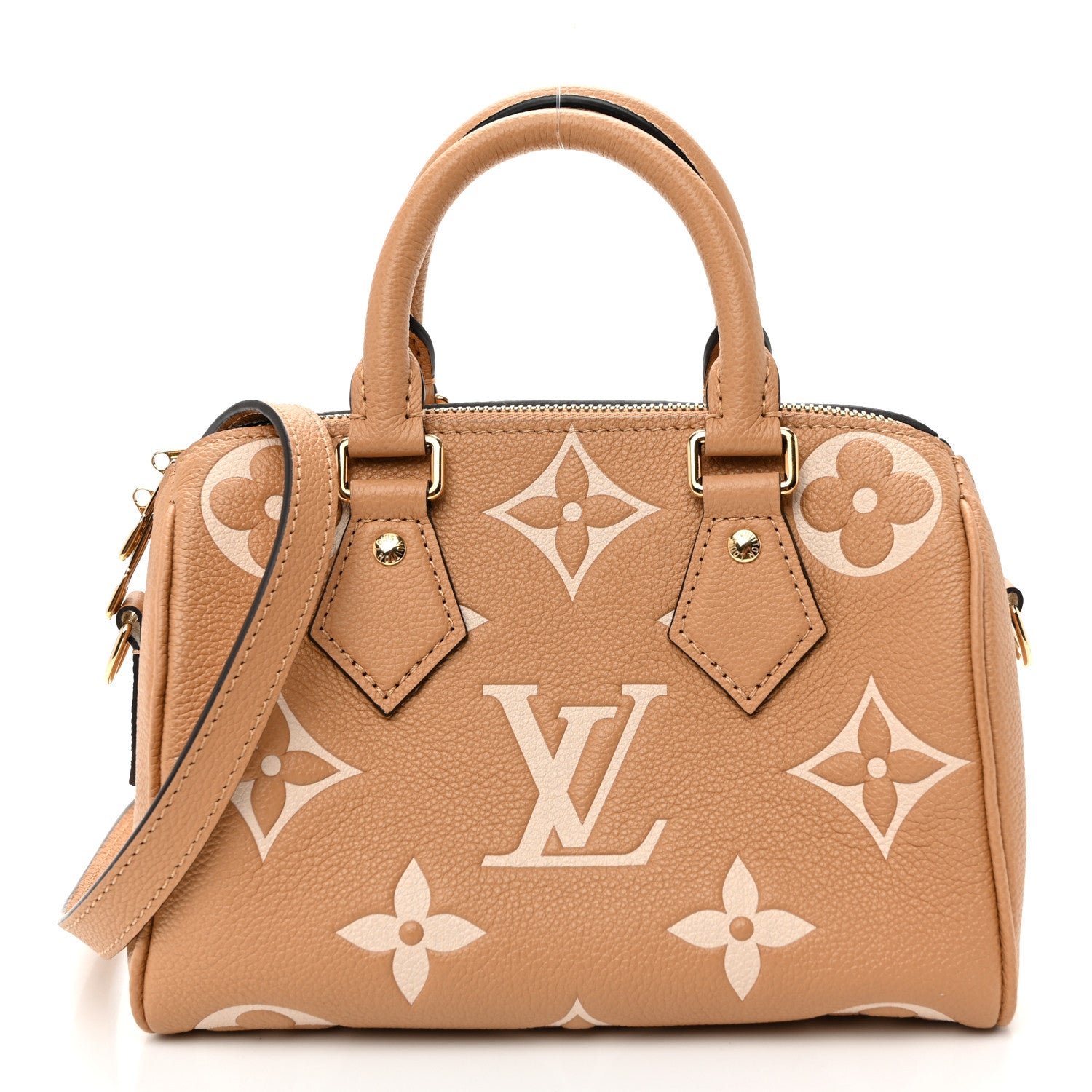 Louis Vuitton Empreinte Monogram Giant Speedy Bandouliere 20 Arizona Creme