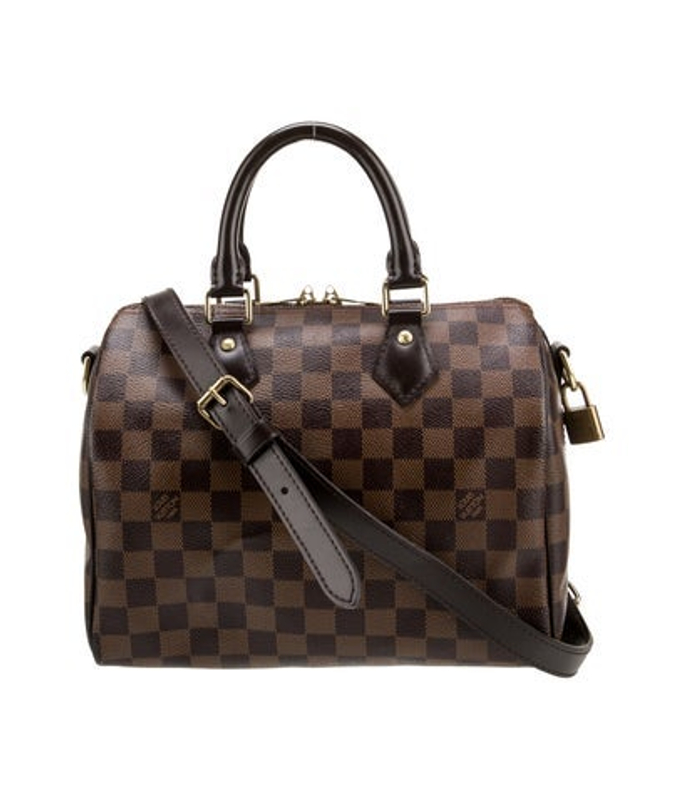 Louis Vuitton Vuitton Damier Ebene Speedy Bandouliere 25