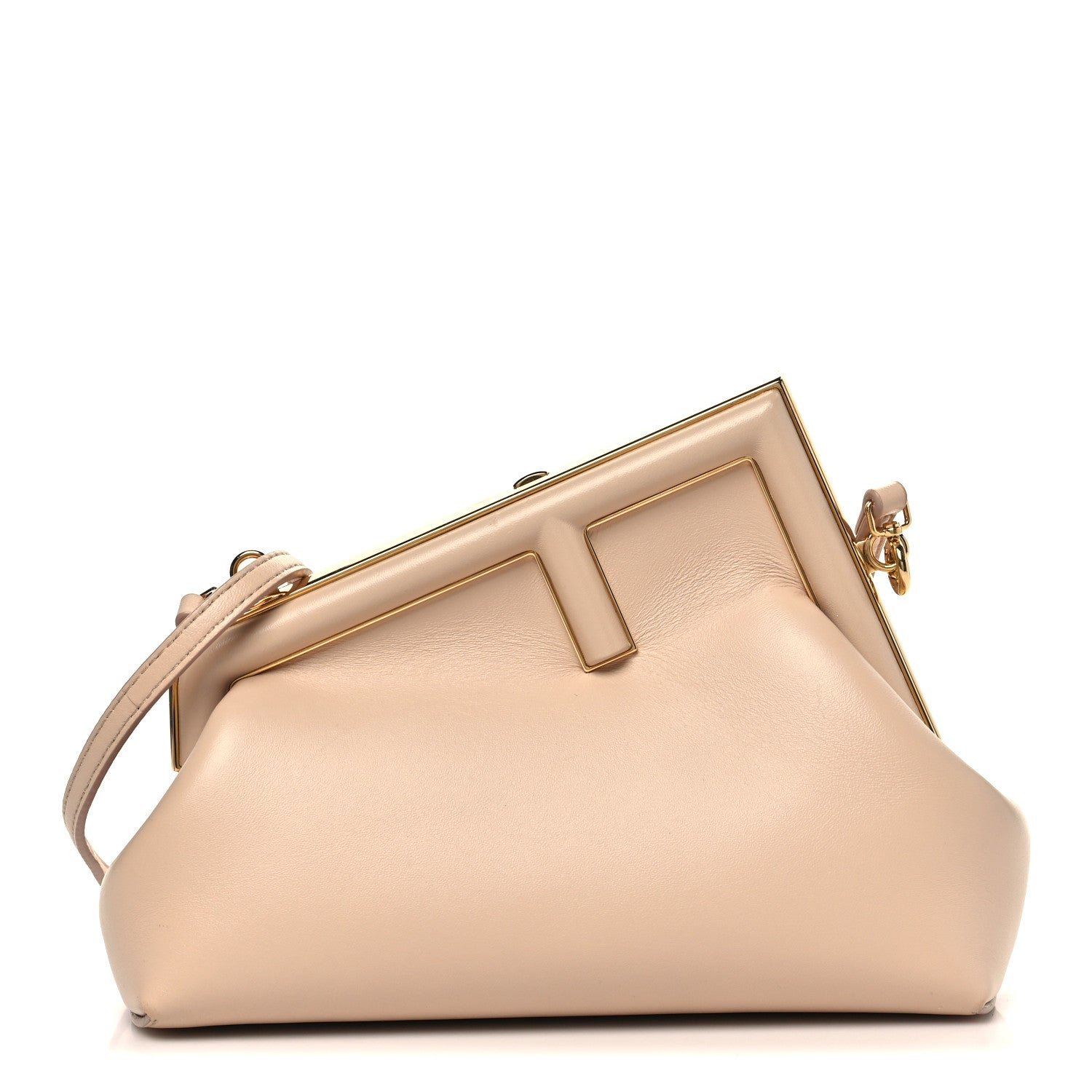 Fendi Shiny Nappa Small Fendi First Poudre
