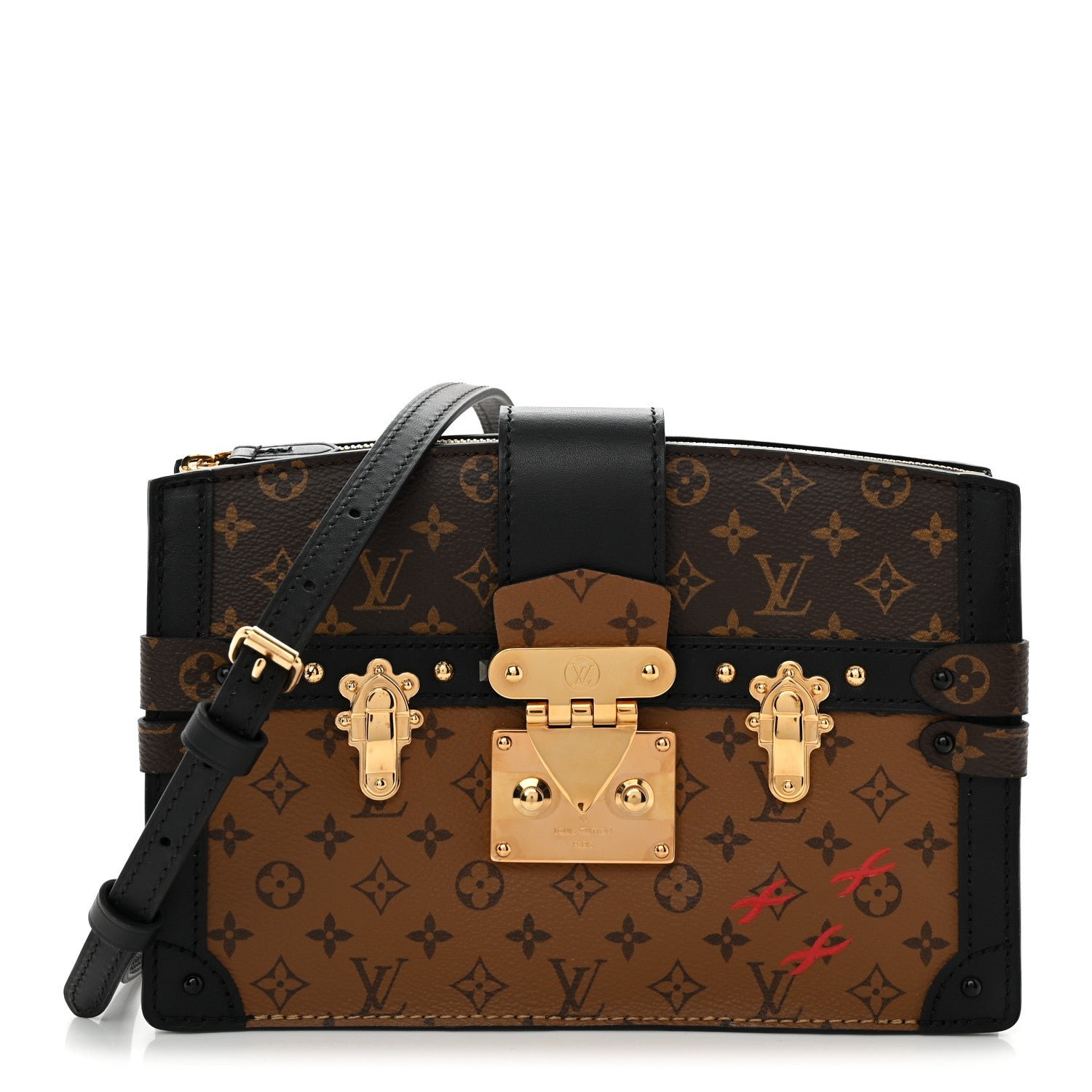 Louis Vuitton Reverse Monogram Trunk Clutch