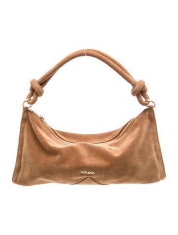 Suede Top Handle Bag