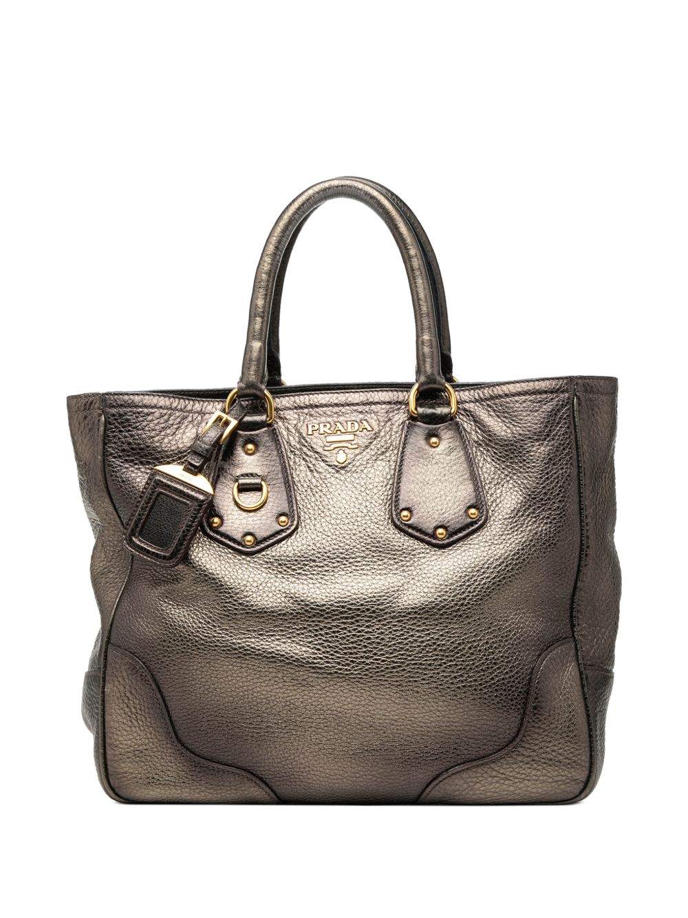 Prada 2010-2026 Vitello Daino Antik Shopping Tote satchel
