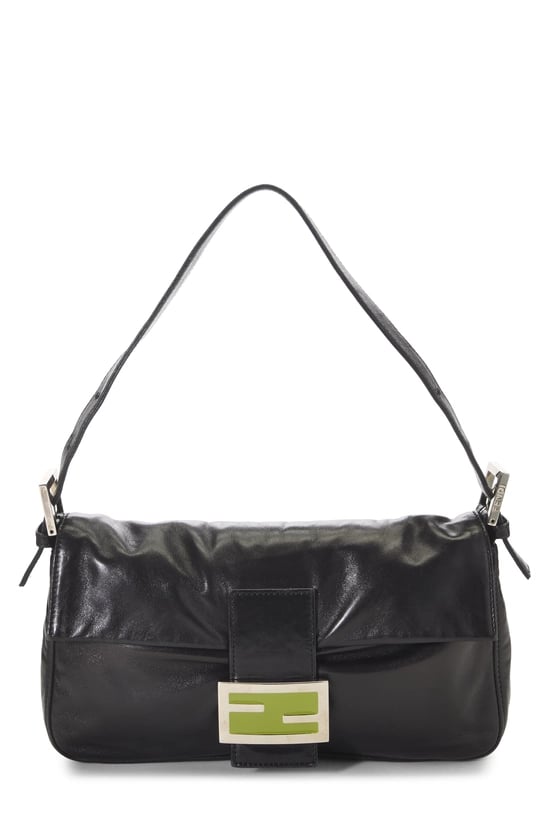 Black Leather Baguette