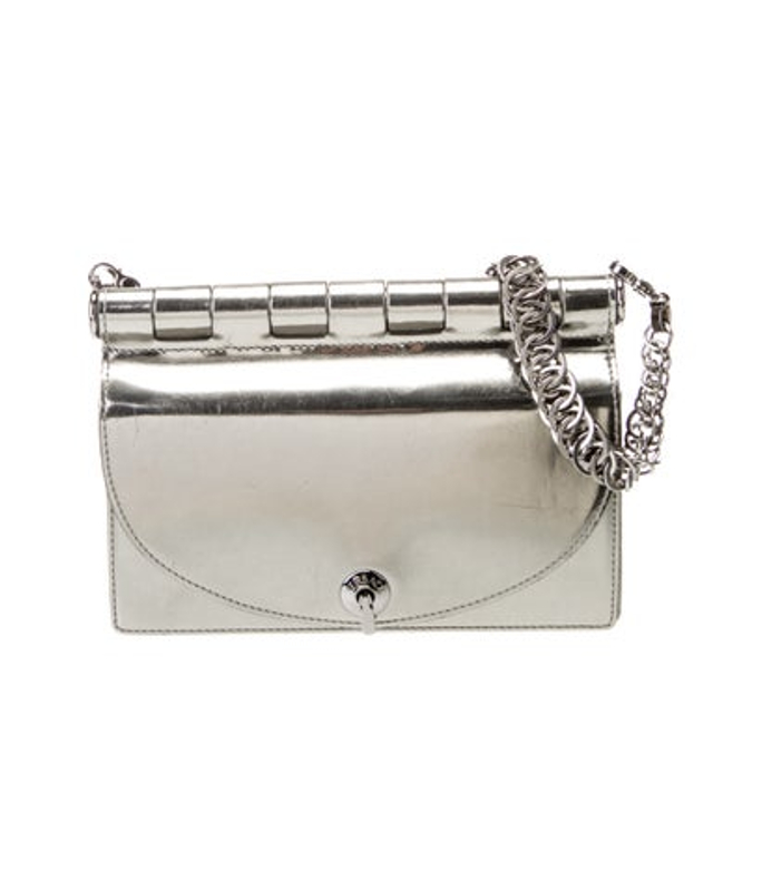 Versace Patent Leather Shoulder Bag