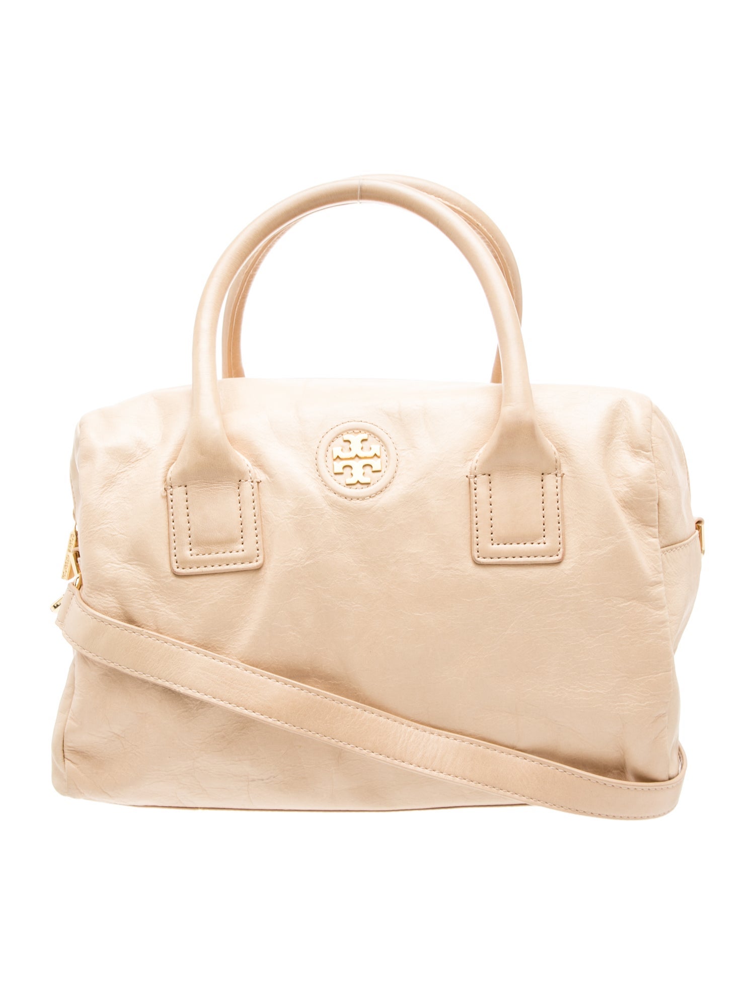 Leather Top Handle Bag