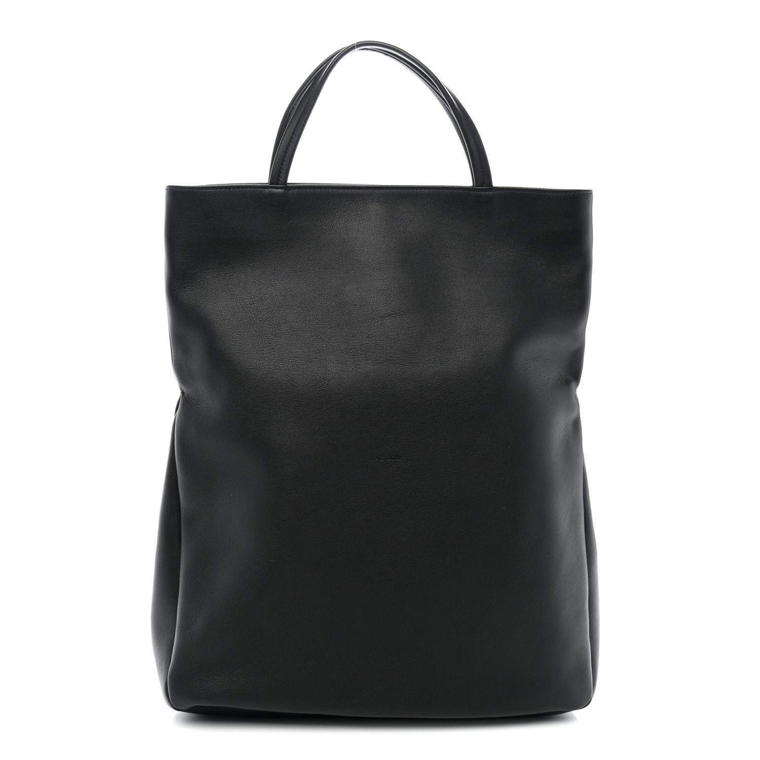 The Row Calfskin Everett Tote Black