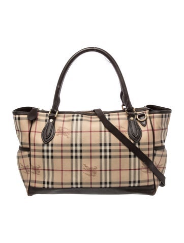 Haymarket Check Top Handle Bag