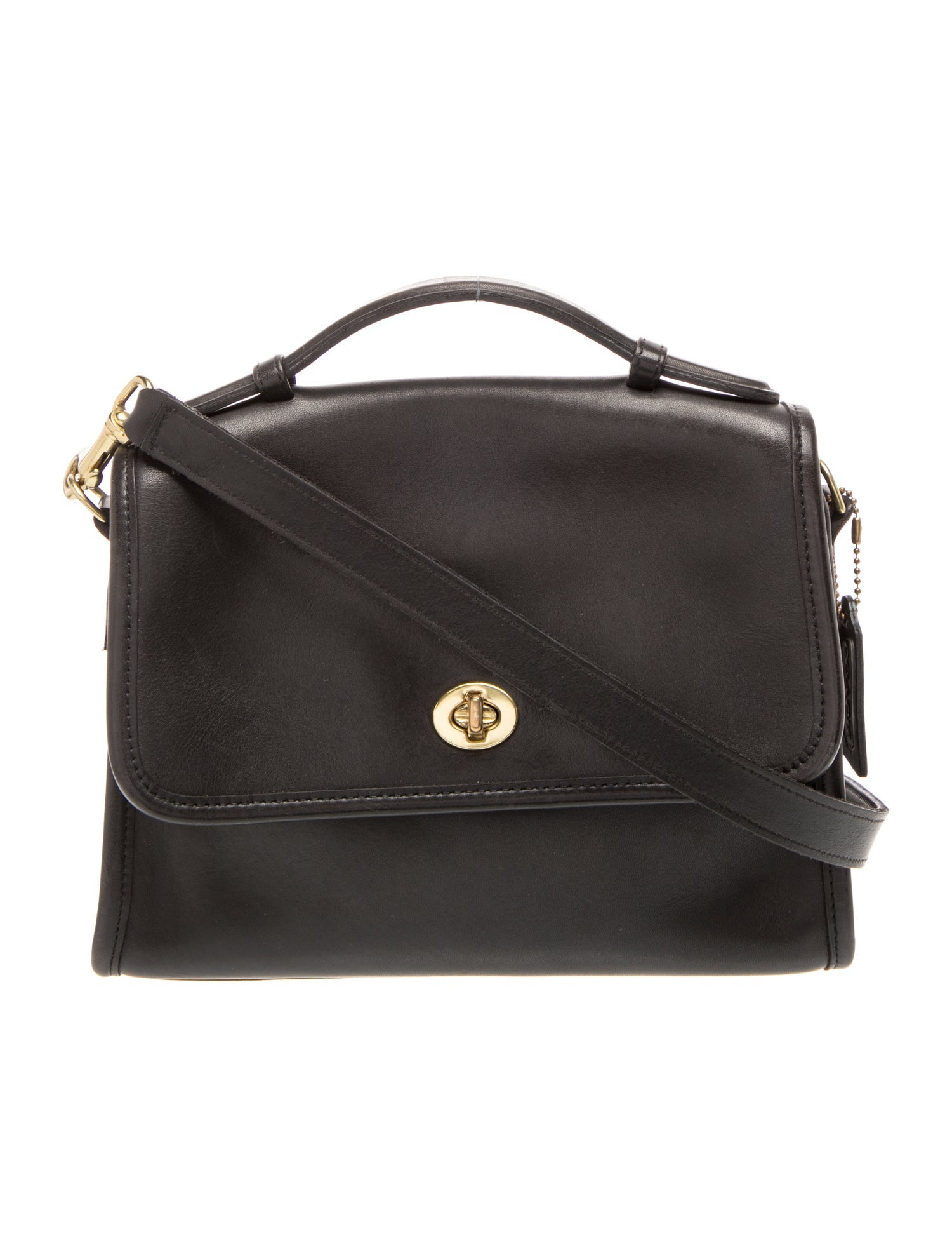 Leather Top Handle Bag