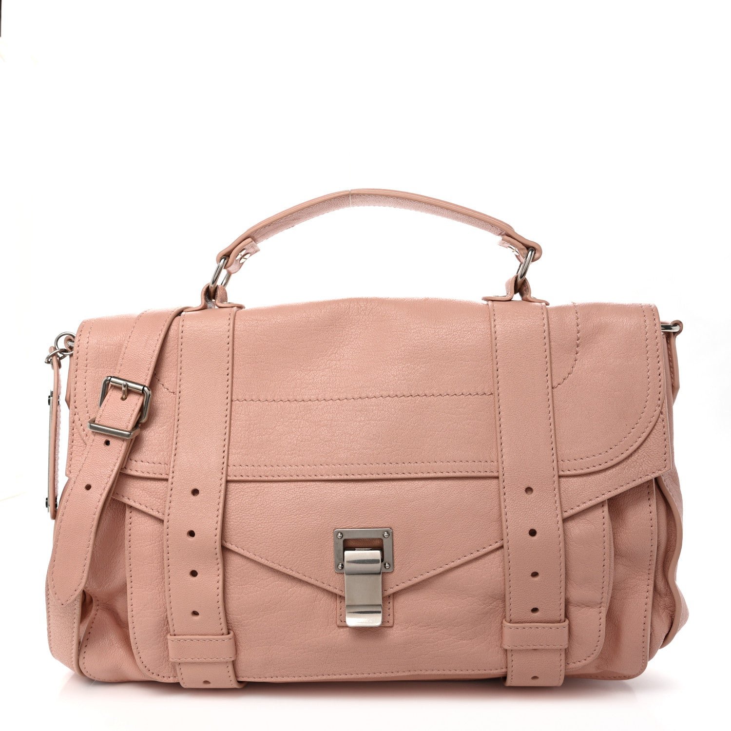 Proenza Schouler Lambskin Medium PS1 Satchel Blush