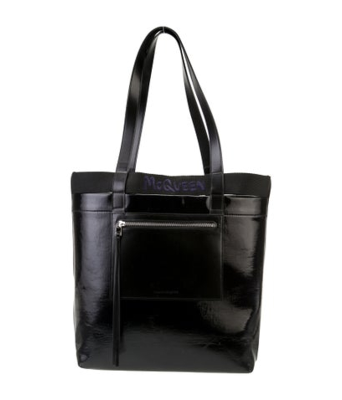 Alexander McQueen Mcqueen Patent Leather Tote