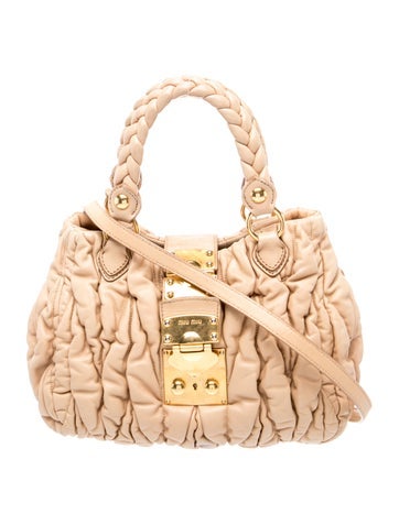 Leather Top Handle Bag