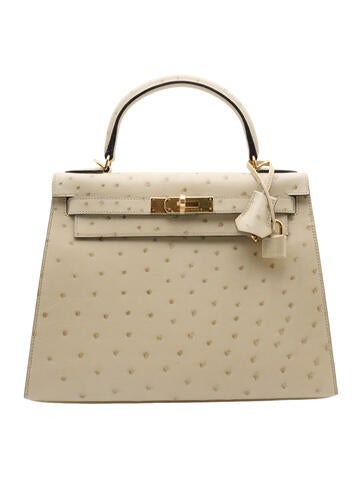 Hermes Ostrich Kelly Sellier 28
